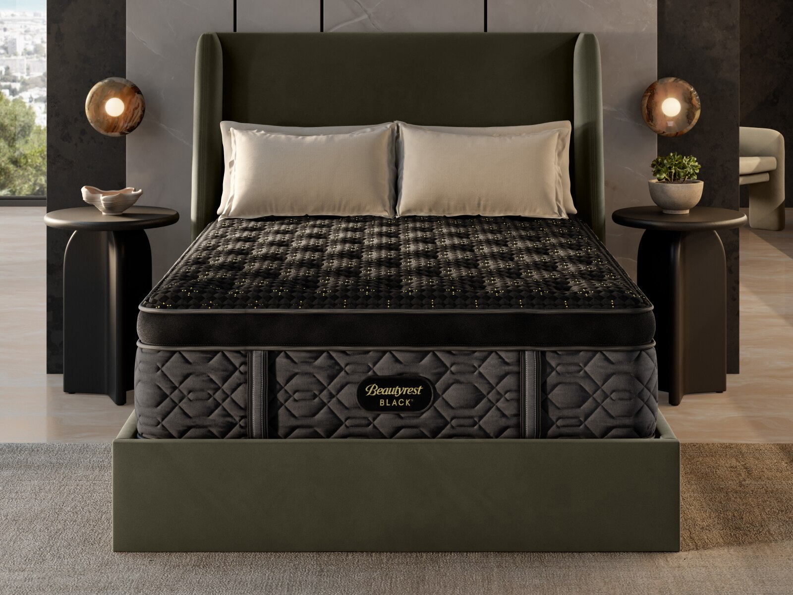 Beautyrest Black® Series Four 17.5" Medium Summit Pillow Top Mattress